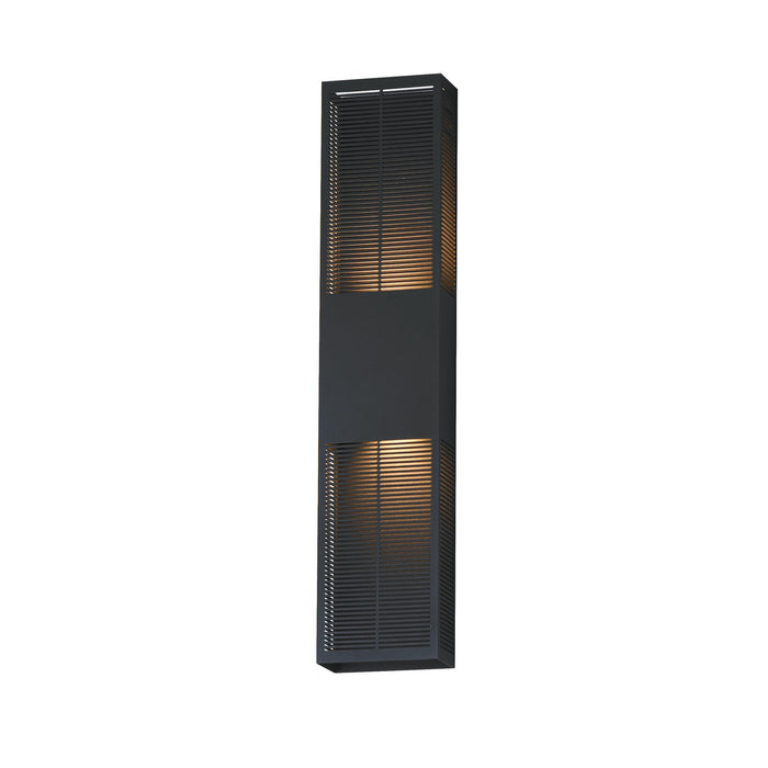 ET2 - E30395-BK - LED Outdoor Wall Sconce - Grate - Black