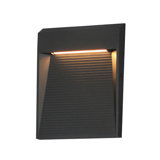 Steps LED Outdoor Wall Sconce Black