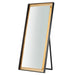 ET2 - E42046-GLBK - LED Mirror - Floating - Gold Leaf / Black
