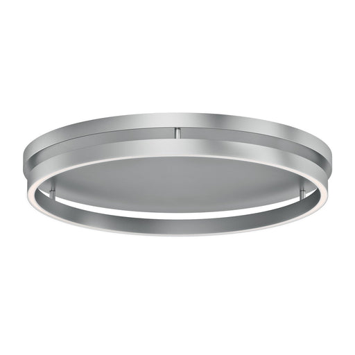 Groove 5CCT LED Flush Mount Brushed Aluminum