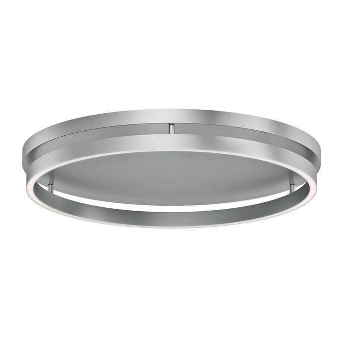 ET2 - E52720-AL - LED Flush Mount - Groove 5CCT - Brushed Aluminum