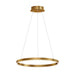 ET2 - E52724-GLD - LED Pendant - Groove 5CCT - Gold