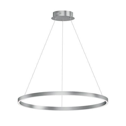 Groove 5CCT LED Pendant Brushed Aluminum