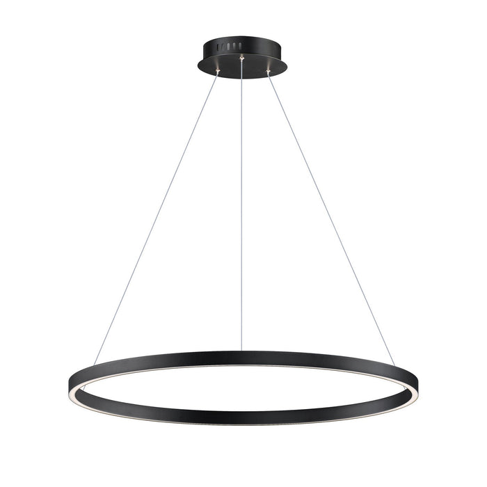 ET2 - E52726-BK - LED Pendant - Groove 5CCT - Black