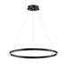 ET2 - E52726-BK - LED Pendant - Groove 5CCT - Black
