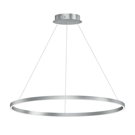 Groove 5CCT LED Pendant Brushed Aluminum