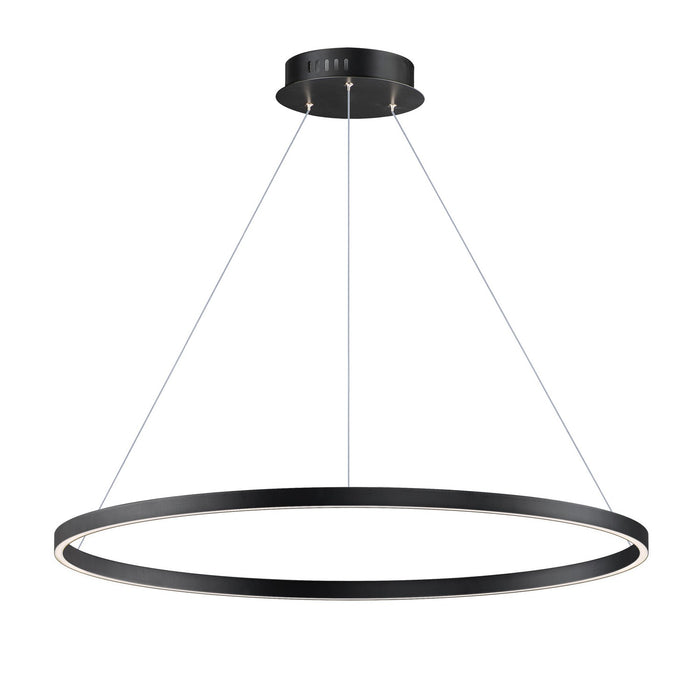 ET2 - E52728-BK - LED Pendant - Groove 5CCT - Black