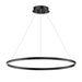 ET2 - E52728-BK - LED Pendant - Groove 5CCT - Black