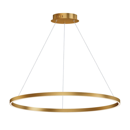 Groove 5CCT LED Pendant Gold