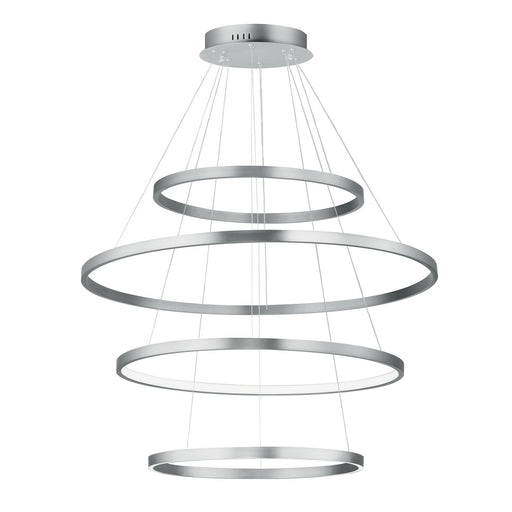 Groove 5CCT LED Pendant Brushed Aluminum