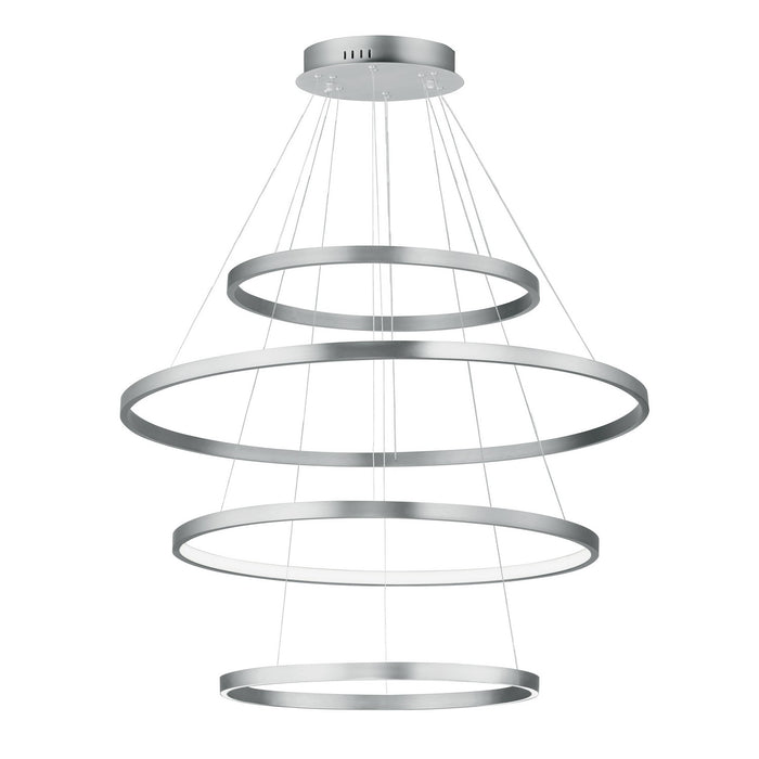 ET2 - E52729-AL - LED Pendant - Groove 5CCT - Brushed Aluminum