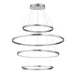 ET2 - E52729-AL - LED Pendant - Groove 5CCT - Brushed Aluminum