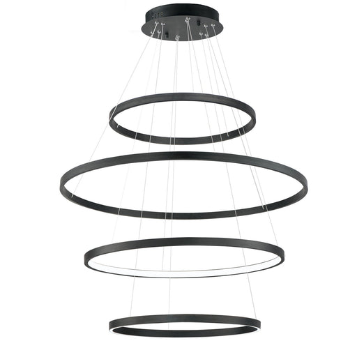 Groove 5CCT LED Pendant Black