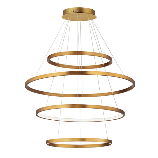 Groove 5CCT LED Pendant Gold