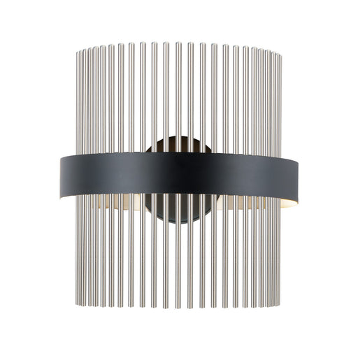 Chimes WiZ LED Wall Sconce Black / Satin Nickel