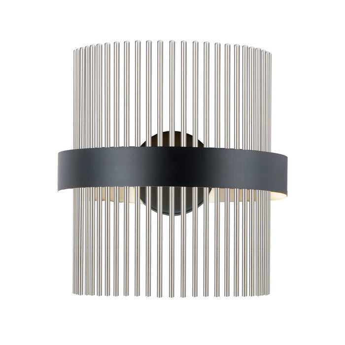 ET2 - E34251-BKSN - LED Wall Sconce - Chimes WiZ - Black / Satin Nickel