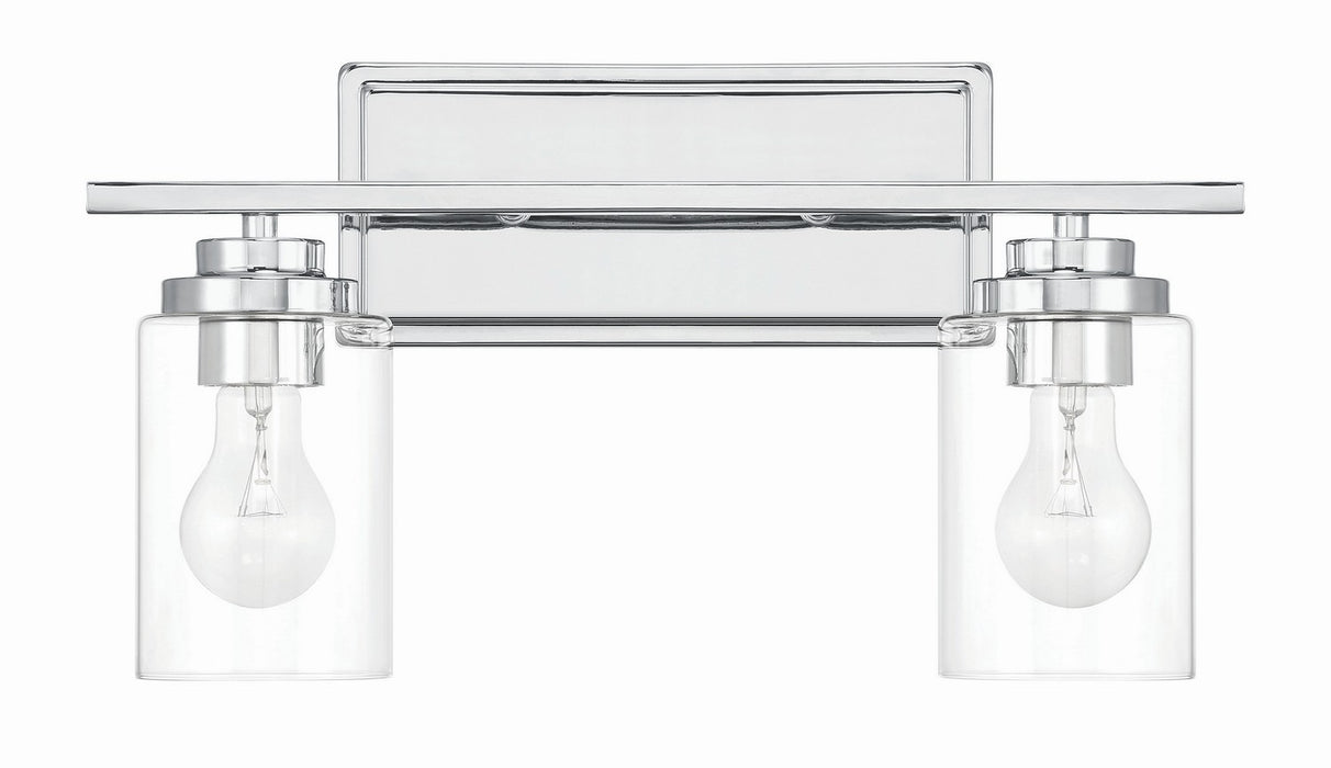 Craftmade - 20417CH2 - Two Light Vanity - Clark - Chrome