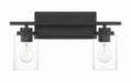 Craftmade - 20417FB2 - Two Light Vanity - Clark - Flat Black