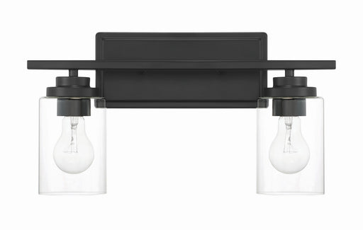 Craftmade - 20417FB2 - Two Light Vanity - Clark - Flat Black