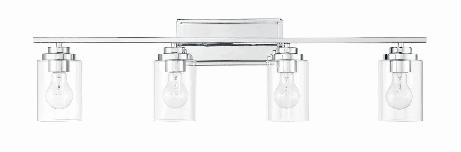 Craftmade - 20435CH4 - Four Light Vanity - Clark - Chrome