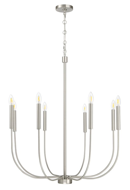 Craftmade - 59828-BNK - Eight Light Chandelier - Traci - Brushed Polished Nickel