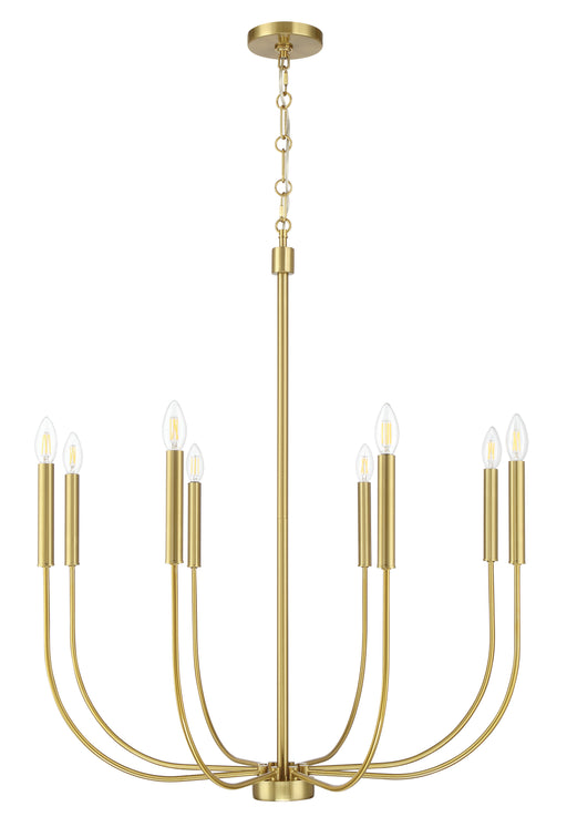 Craftmade - 59828-SB - Eight Light Chandelier - Traci - Satin Brass