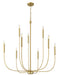 Craftmade - 59829-SB - Nine Light Chandelier - Traci - Satin Brass