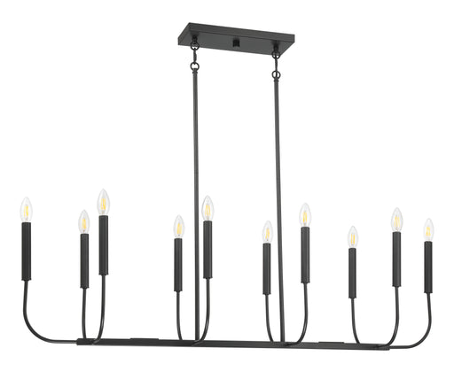 Traci Ten Light Island Pendant Flat Black