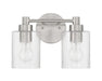 Craftmade - 60202-BNK - Two Light Vanity - Lyndsey - Brushed Polished Nickel