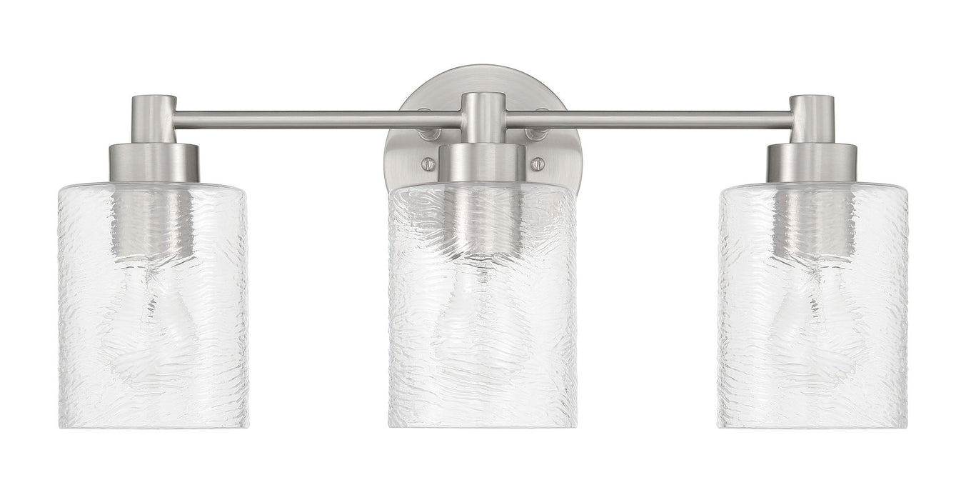Craftmade - 60203-BNK - Three Light Vanity - Lyndsey - Brushed Polished Nickel