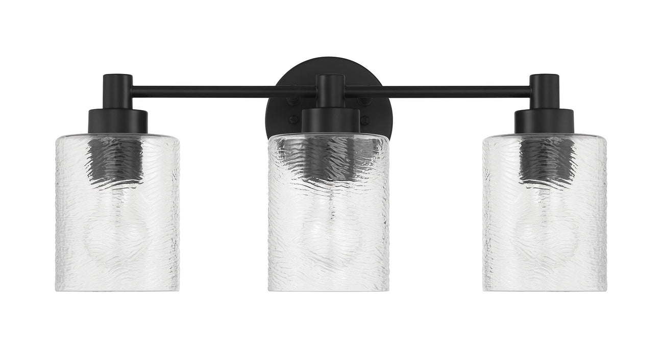 Craftmade - 60203-FB - Three Light Vanity - Lyndsey - Flat Black
