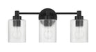Craftmade - 60203-FB - Three Light Vanity - Lyndsey - Flat Black