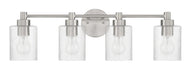 Craftmade - 60204-BNK - Four Light Vanity - Lyndsey - Brushed Polished Nickel
