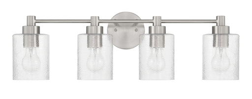 Lyndsey Four Light Vanity Brushed Polished Nickel