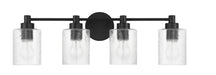 Craftmade - 60204-FB - Four Light Vanity - Lyndsey - Flat Black