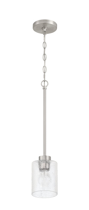 Craftmade - 60291-BNK - One Light Mini Pendant - Lyndsey - Brushed Polished Nickel