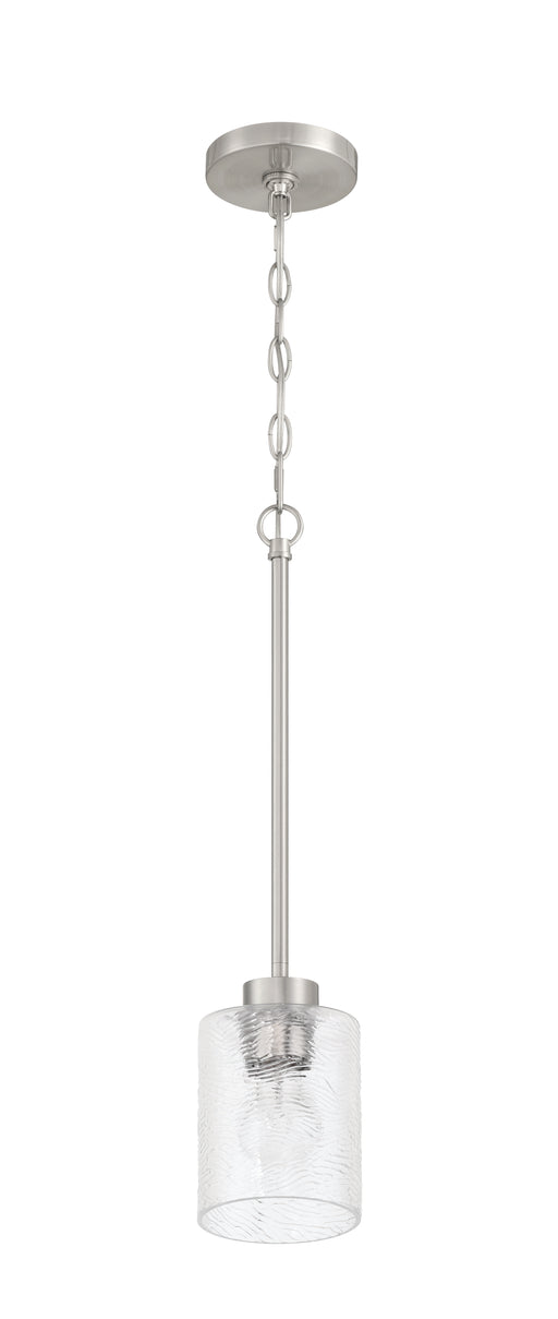 Craftmade - 60291-BNK - One Light Mini Pendant - Lyndsey - Brushed Polished Nickel