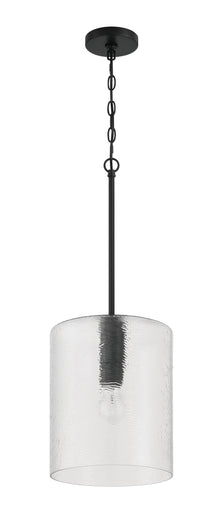 Lyndsey One Light Pendant Flat Black