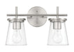 Craftmade - 60402-BNK - Two Light Vanity - Connell - Brushed Polished Nickel