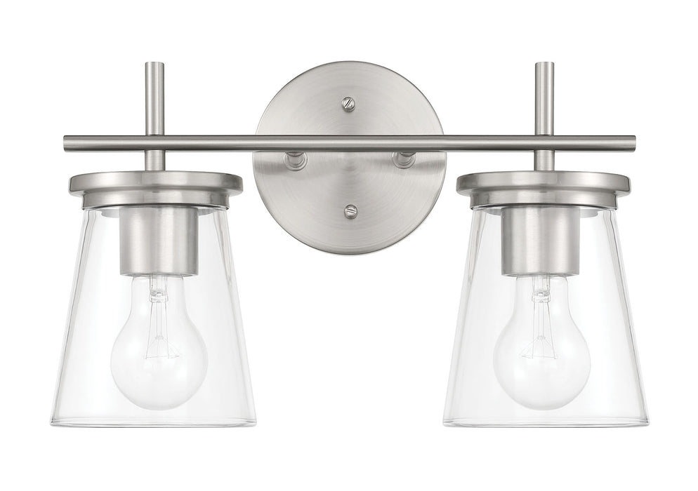 Craftmade - 60402-BNK - Two Light Vanity - Connell - Brushed Polished Nickel