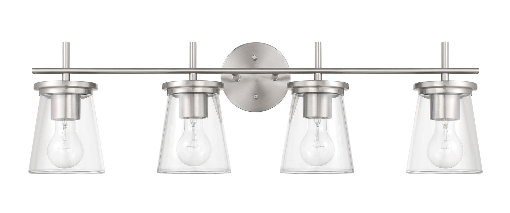 Craftmade - 60404-BNK - Four Light Vanity - Connell - Brushed Polished Nickel
