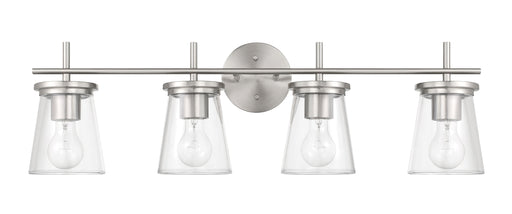 Craftmade - 60404-BNK - Four Light Vanity - Connell - Brushed Polished Nickel