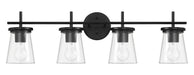 Craftmade - 60404-FB - Four Light Vanity - Connell - Flat Black
