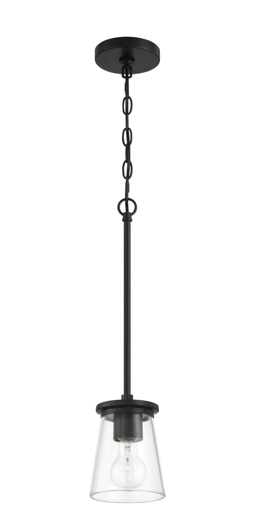 Craftmade - 60491-FB - One Light Mini Pendant - Connell - Flat Black