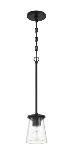 Connell One Light Mini Pendant Flat Black