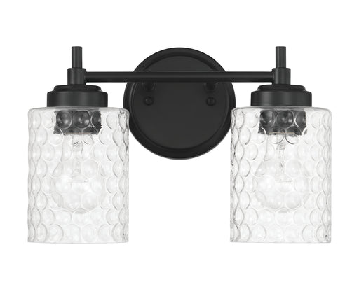 Craftmade - 60502-FB - Two Light Vanity - Claire - Flat Black