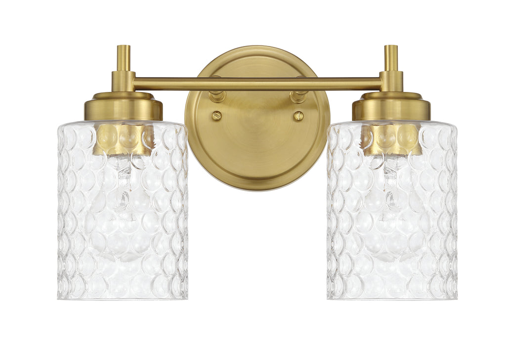Craftmade - 60502-SB - Two Light Vanity - Claire - Satin Brass
