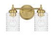 Craftmade - 60502-SB - Two Light Vanity - Claire - Satin Brass
