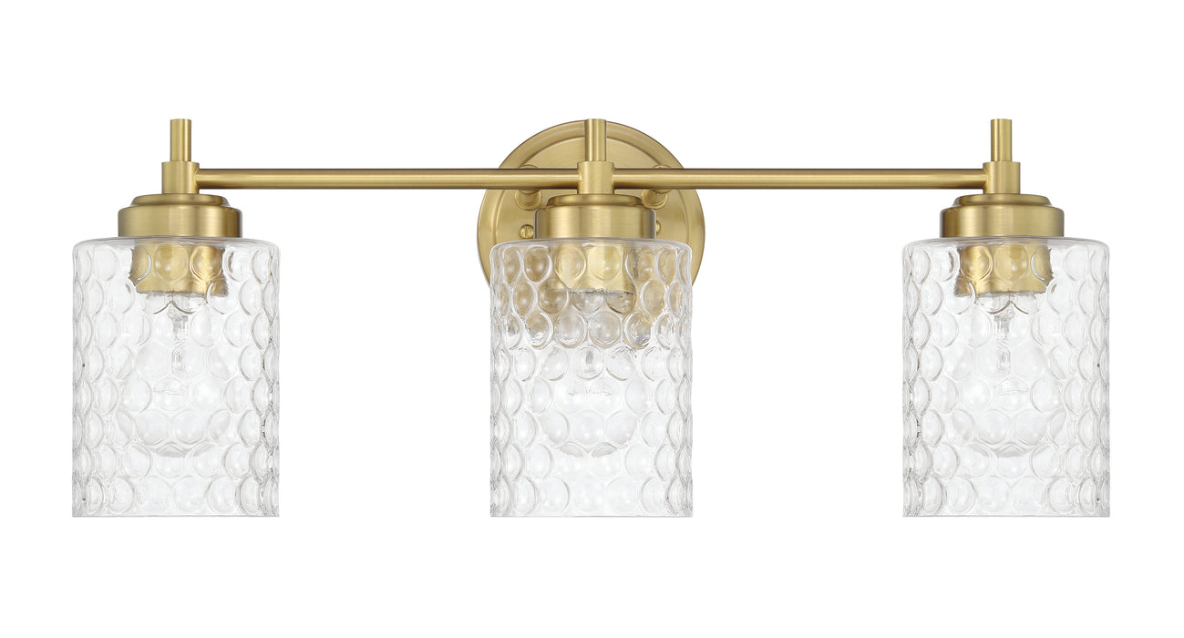 Craftmade - 60503-SB - Three Light Vanity - Claire - Satin Brass
