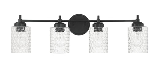 Craftmade - 60504-FB - Four Light Vanity - Claire - Flat Black